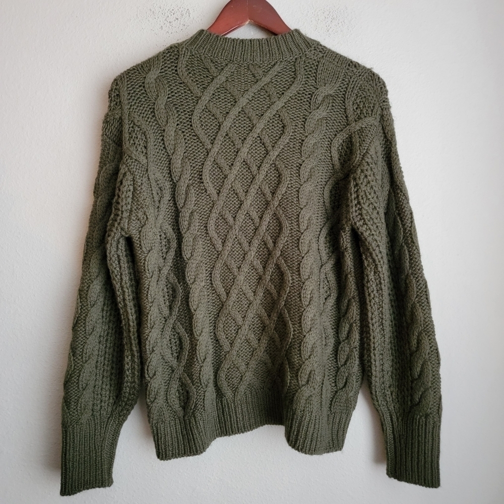 Sezane Gael Jumper in Khaki size S NWT - Picture 4 of 7